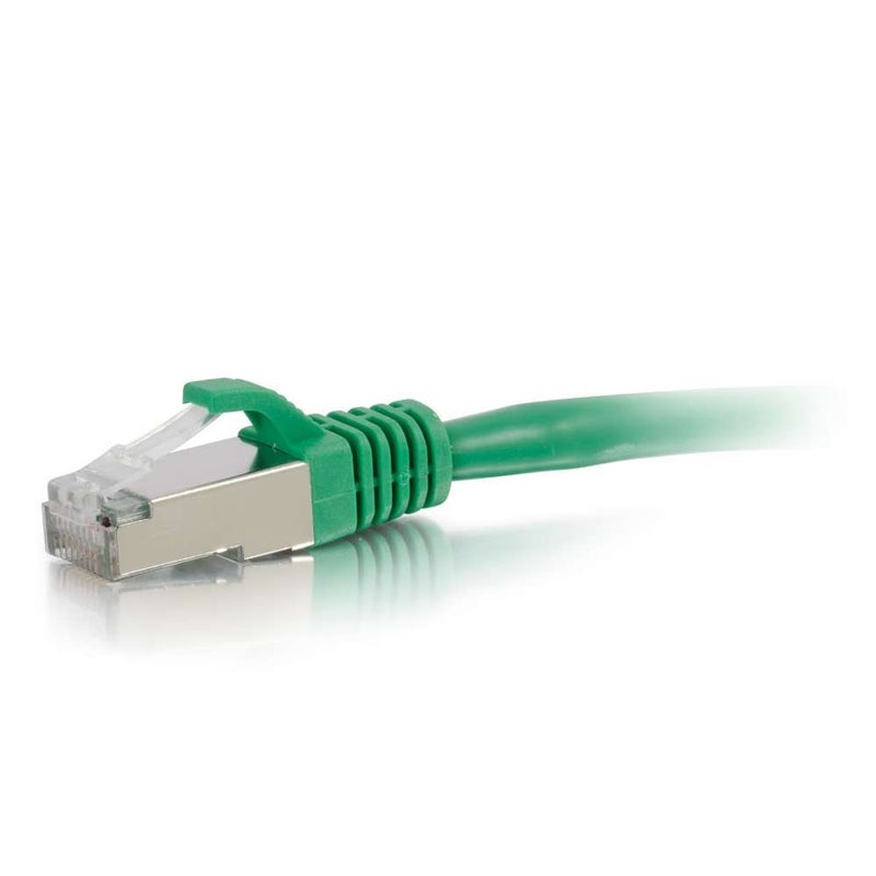C2G Legrand Cat6 Ethernet Cable, Snagless Shielded Cat6a Patch Cable, Green Network Patch Cable, 15 Foot Snagless STP Ethernet Cable, 1 Count, C2G 00837 - Image 2